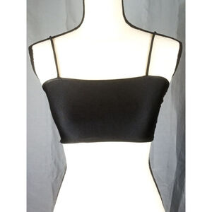 Adika black bikini top, size S